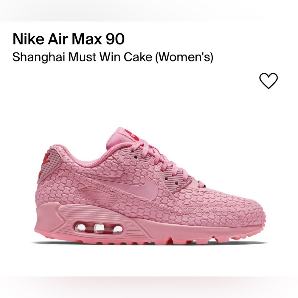 Air Max 90 "Shanghai Must Win Cake" sneakers, Women’s size 6.5 US
